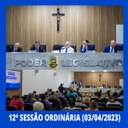 Resumo da 12ª Sessão Ordinária da Câmara Municipal de Nilópolis, realizada na manhã desta Segunda-feira (03/04).