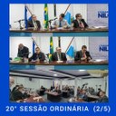 Resumo da 20ª Sessão Ordinária da Câmara Municipal de Nilópolis, realizada em 02/05/2022.