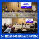 Resumo da 24ª Sessão Ordinária da Câmara Municipal de Nilópolis, realizada na tarde desta Quarta-feira (15/05/2024).