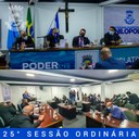 A 25ª Sessão Ordinária da Câmara Municipal de Nilópolis, realizada na manhã desta segunda-feira (17/5), teve em sua Ordem do Dia sete Requerimentos votados e aprovados.