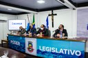 O Vice-presidente Maurinho do Paiol presidiu a 27ª Sessão Ordinária, tendo em vista o Presidente da Câmara, vereador Rafael Nobre, estar cumprindo agenda junto ao Governo do Estado do RJ.