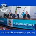 Resumo da 34ª Sessão Ordinária da Câmara Municipal de Nilópolis, realizada em 20/06/2022.