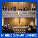 Resumo da 34ª Sessão Ordinária da Câmara Municipal de Nilópolis, realizada na tarde desta Quarta-feira (21/06).