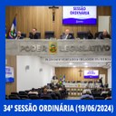 34ª Sessão Ordinária - Câmara Municipal de Nilópolis (19/06/2024)