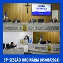 Resumo da 37ª Sessão Ordinária da Câmara Municipal de Nilópolis, realizada na tarde desta Segunda-feira (05/08/2024)