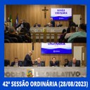 Resumo da 42ª Sessão Ordinária da Câmara Municipal de Nilópolis, realizada na tarde desta Segunda-feira (28/08).