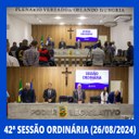 42ª Sessão Ordinária - Câmara Municipal de Nilópolis (27/08/2024)