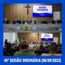 Resumo da 45ª Sessão Ordinária da Câmara Municipal de Nilópolis, realizada na tarde desta Quarta-feira (06/09).