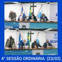 Resumo da 4ª Sessão Ordinária da Câmara Municipal de Nilópolis, realizada em 23/02/2022.