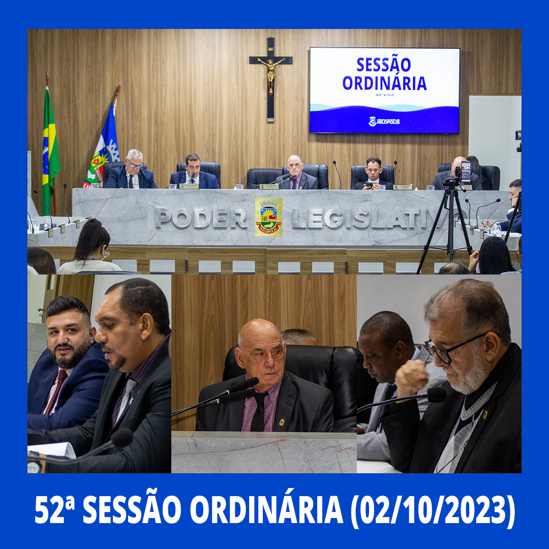 52ª Sessão Ordinária - 02/10/2023