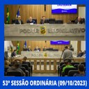 Resumo da 53ª Sessão Ordinária da Câmara Municipal de Nilópolis, realizada na tarde desta Segunda-feira (09/10).