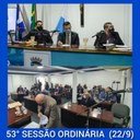 53º Sessão Ordinária (22/09/2021)