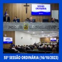 Resumo da 55ª Sessão Ordinária da Câmara Municipal de Nilópolis, realizada na tarde desta última Segunda-feira (16/10).