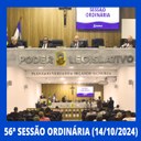 56ª Sessão Ordinária - Câmara Municipal de Nilópolis (14/10/2024)