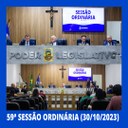 Resumo da 59ª Sessão Ordinária da Câmara Municipal de Nilópolis, realizada na tarde desta Segunda-feira (30/10).