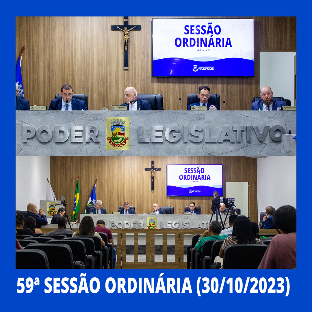 59ª Sessão Ordinária - 30/10/2023