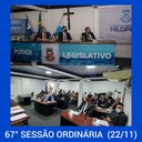 Resumo da 67ª Sessão Ordinária da Câmara Municipal de Nilópolis, realizada na manhã desta segunda-feira (22/11/2021).