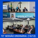 Resumo da 72ª Sessão Ordinária da Câmara Municipal de Nilópolis, realizada na manhã desta segunda-feira (13/12/2021).