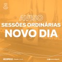 Câmara define novo dia para Sessões Ordinárias