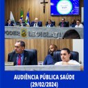 Resumo da Audiência Pública realizada na manhã dessa Quinta-feira (29/02/2024), no Plenário da Câmara Municipal de Nilópolis sobre Saúde.