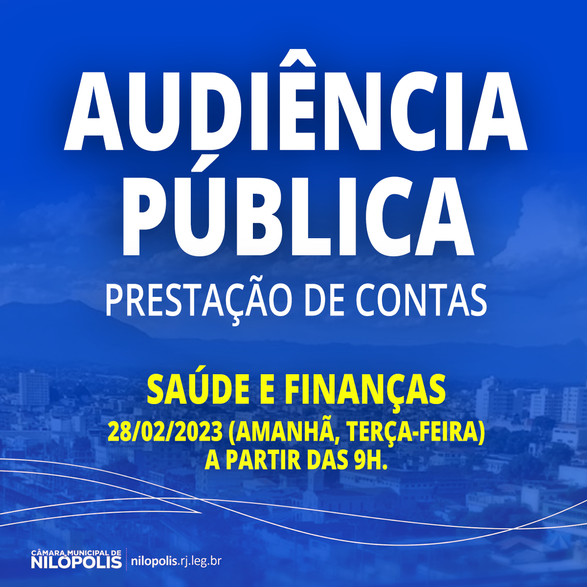 Câmara realizará duas Audiências Públicas: Saúde e Metas Fiscais (28/02/2023 - 09h)