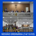 Resumo da Sessão Ordinária da Câmara Municipal de Nilópolis, realizada em 14/12/2022.