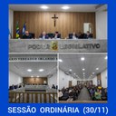 Resumo da Sessão Ordinária da Câmara Municipal de Nilópolis, realizada em 30/11/2022.